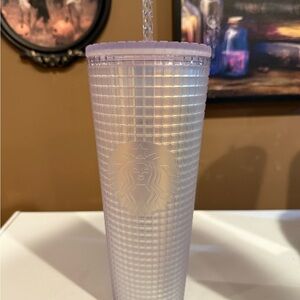 2022 Starbucks Limited edition iridescent unicorn grid cold cup
